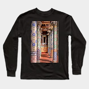 A colorful balcony in Barcelona Long Sleeve T-Shirt